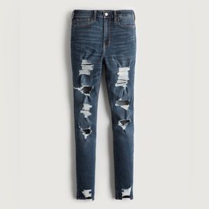 hollister ultra high-rise super skinny jeans